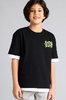 Resim Defacto Erkek Çocuk T-shirt G9726A8/BK81