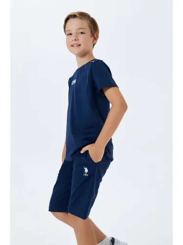 Resim U.S. Polo Assn Kids Erkek Çocuk Şort Takım Us2404-G