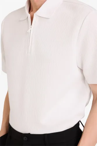 Resim Defacto Erkek T-shirt D7227AX/WT32