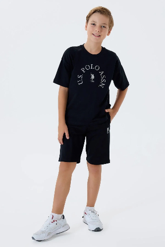 Resim U.S. Polo Assn Kids Erkek Çocuk Şort Takım Us2428-4