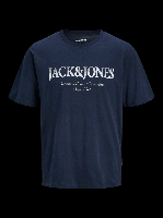 Resim Jack & Jones Jjdevın Daytona Prınt Tee Ss Crew Ln Erkek T-Shirt 12290173