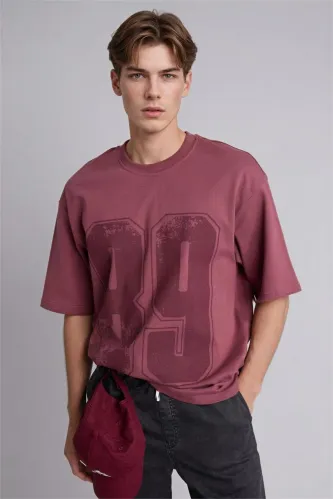Resim Defacto Erkek T-shirt G4263AX/BR494