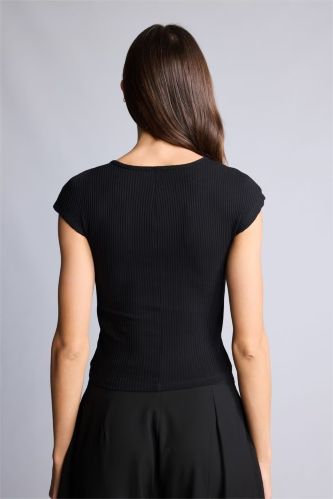 Resim Defacto Kadın T-shirt H1591AX/BK81