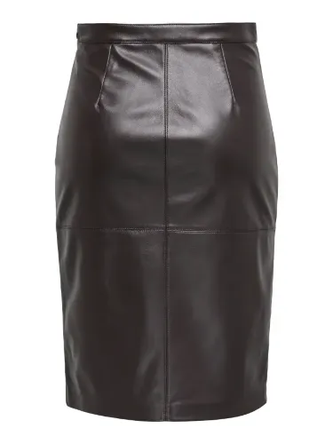 Resim Only Onlolıne Faux Leather Skırt Otw Noos Kadın Etek 15315998