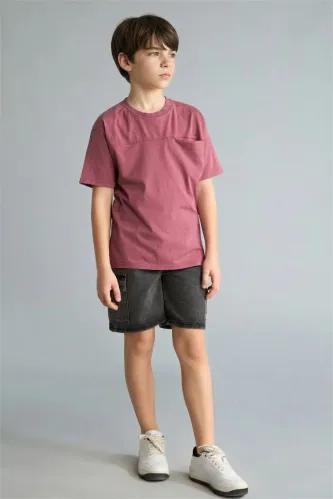 Resim Defacto Erkek Çocuk T-shirt G9417A8/PR220