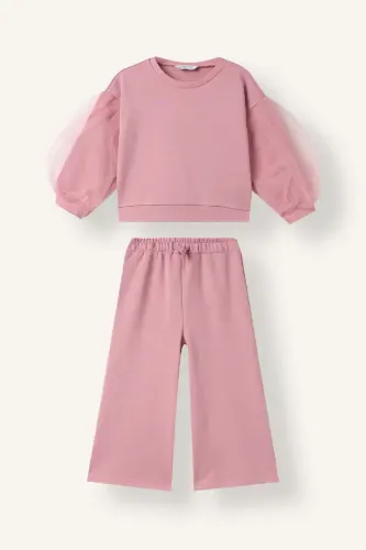 Resim Defacto Kız Bebek Sweat Takım I5288A5/BR277