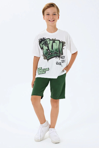 Resim Yenikoza Erkek Çocuk Şort Takım