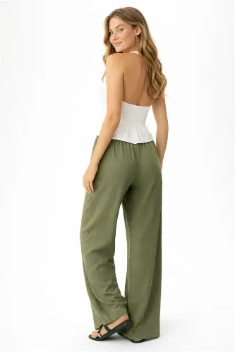 Resim Fashion Friends Kadın Kanvas Pantolon 26Y0608K1