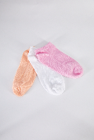 Resim Viole&More 2 Kadın 3'lü Desenli Patik Kadın Çorap