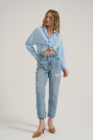 Resim QUZU Kadın Kanvas Pantolon