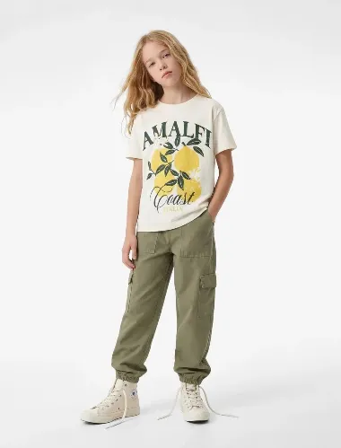 Resim Koton Kız Çocuk T-Shirt 6Skg10446Ak