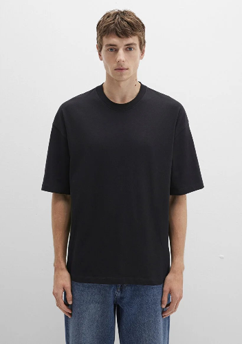 Resim Mavi Erkek T-shirt M0613113-900