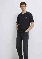 Resim Mavi Erkek T-shirt M0611714-900