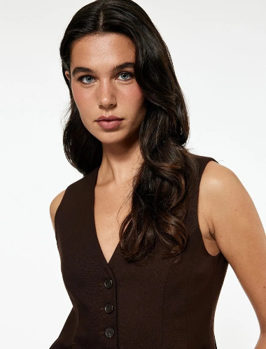 Resim Koton Kadın Yelek 6WAK20027PW