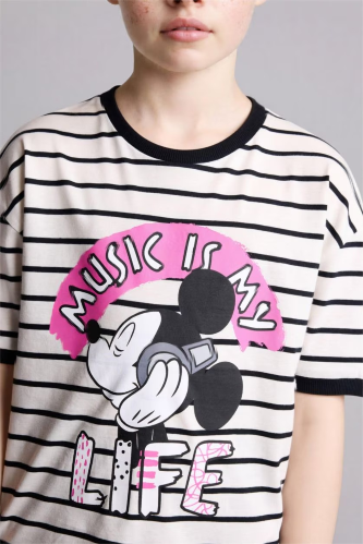 Resim Defacto Kız Çocuk T-shirt G8182A8/ER105