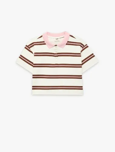 Resim Koton Kız Çocuk T-shirt 6SKG10546AK