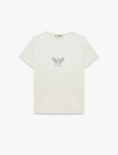 Resim Koton Kadın T-shirt 6SAL10847IK