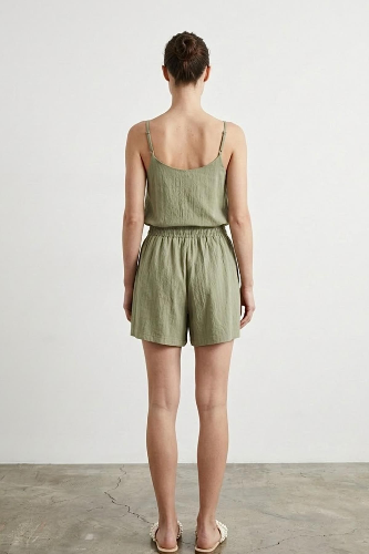 Resim QUZU Kadın Kot&Kanvas Şort