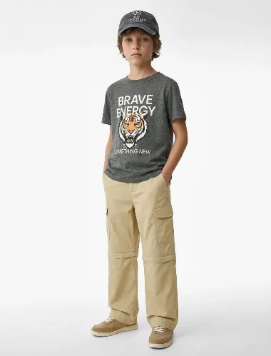 Resim Koton Erkek Çocuk T-shirt 6SKB10546TK