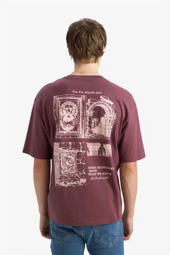 Resim Defacto Erkek T-shirt G5573AX/BR494