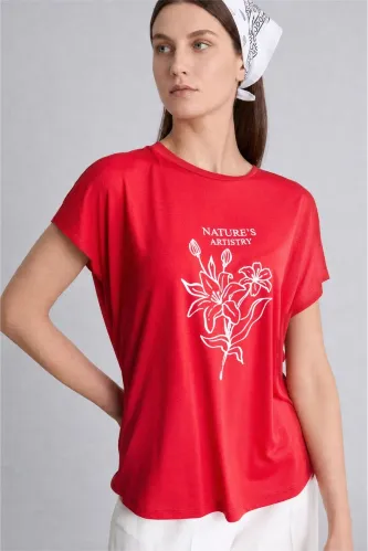 Resim Defacto Kadın T-Shirt E4352Ax/Rd256