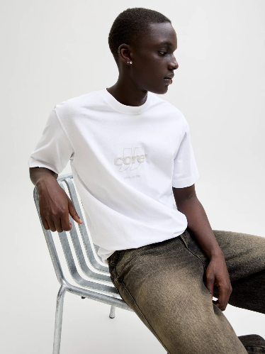 Resim Jack & Jones Jcoclub Front Prınt Tee Ss Crew Sn Erkek T-Shirt 12289868