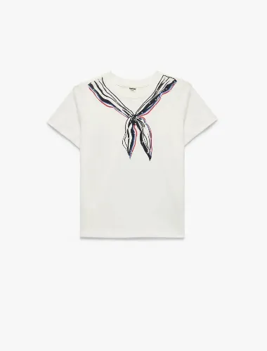 Resim Koton Kız Çocuk T-shirt 6SKG10463AK