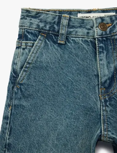Resim Koton Erkek Çocuk Jean Pantolon 7WKB40002TD