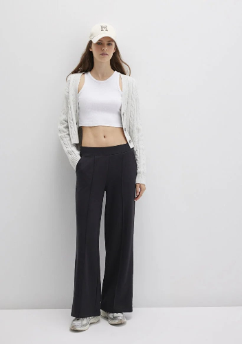 Resim Mavi Kadın Kanvas Pantolon M1011156-900