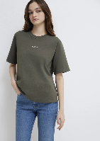 Resim Mavi Kadın T-shirt M1612829-71553