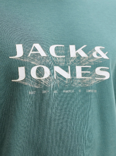 Resim Jack & Jones Jcofusıon Jj Brandıng Tee Ss Crew Neck Erkek T-Shirt 12289880