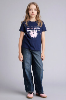 Resim Defacto Kız Çocuk T-shirt G1764A8/NV248