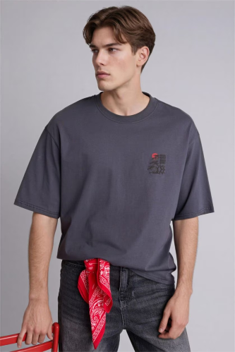 Resim Defacto Erkek T-shirt G3221AX/AR191