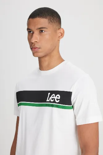 Resim Lee Logo Erkek T-shirt L211918102