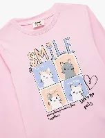 Resim Koton Kız Çocuk T-shirt 7WKG10065AK