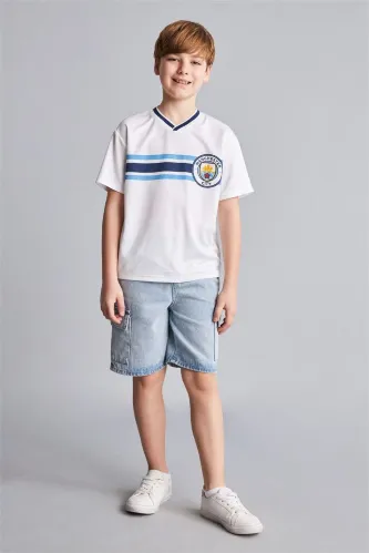 Resim Defacto Erkek Çocuk T-shirt H7871A8/WT34