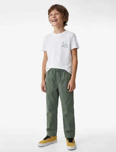 Resim Koton Erkek Çocuk T-shirt 6SKB10412TK