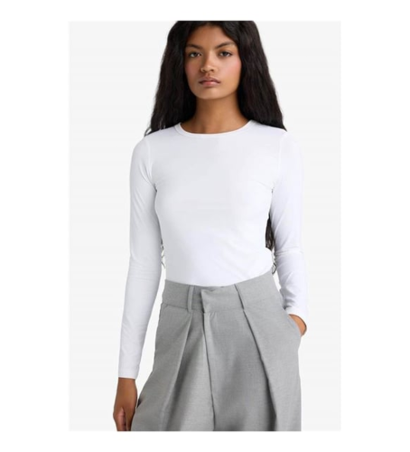 Resim Defacto Kadın Uzun Kol T-shirt D3756AX/WT83