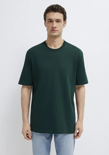 Resim Mavi Erkek T-shirt M0611924-85173