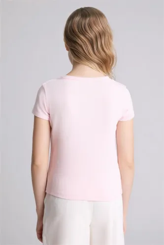 Resim Defacto Kız Çocuk T-shirt G1134A8/PN343