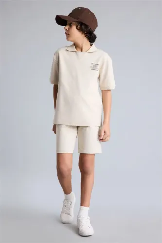 Resim Defacto Erkek Çocuk Şort Takım E2822A8/BG74