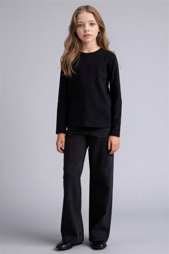 Resim Defacto Kız Çocuk Sweat G0860A8/BK81