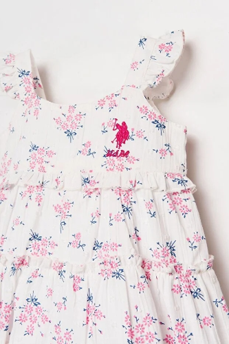 Resim U.S. Polo Assn Bebek Kız Bebek Elbise Usb3035