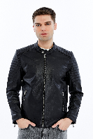 Resim Yenikoza Erkek Deri Mont ve Ceket