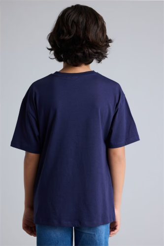 Resim Defacto Erkek Çocuk T-shirt G9074A8/NV134