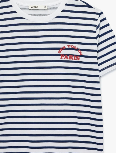 Resim Koton Kadın T-shirt 6SAK50070EK