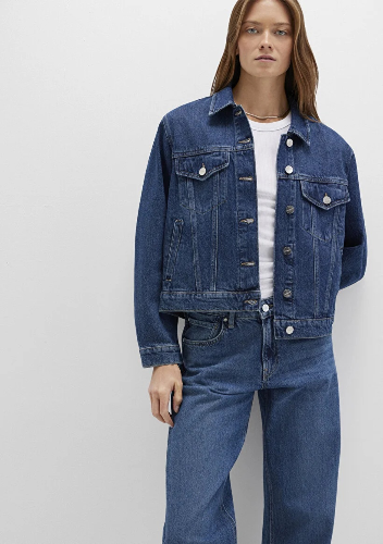 Resim Mavi Ruby Kadın Jean Ceket M1110505-90542