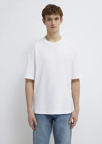 Resim Mavi Erkek T-shirt M0613130-620