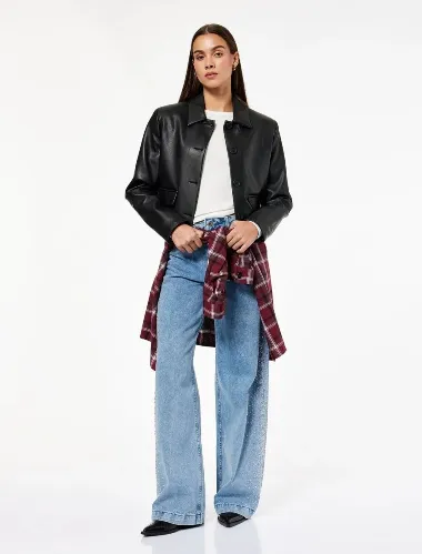 Resim Koton Kadın Jean Pantolon 7WAL40025MD