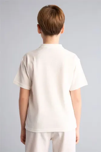 Resim Defacto Erkek Çocuk T-shirt H3496A8/ER105